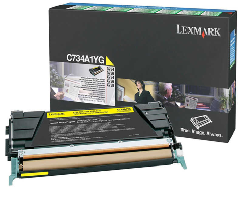 Lexmark C734A1YG - Sarı Toner